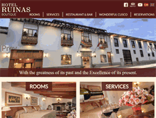 Tablet Screenshot of hotelruinas.com